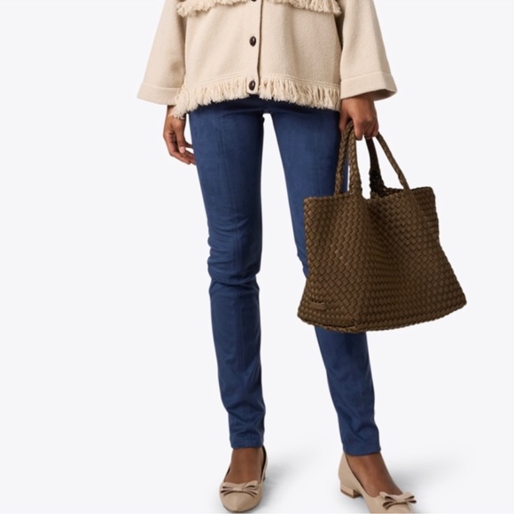 MAXMARA LEISURE Faux Suede Pant - Picture 1 of 8